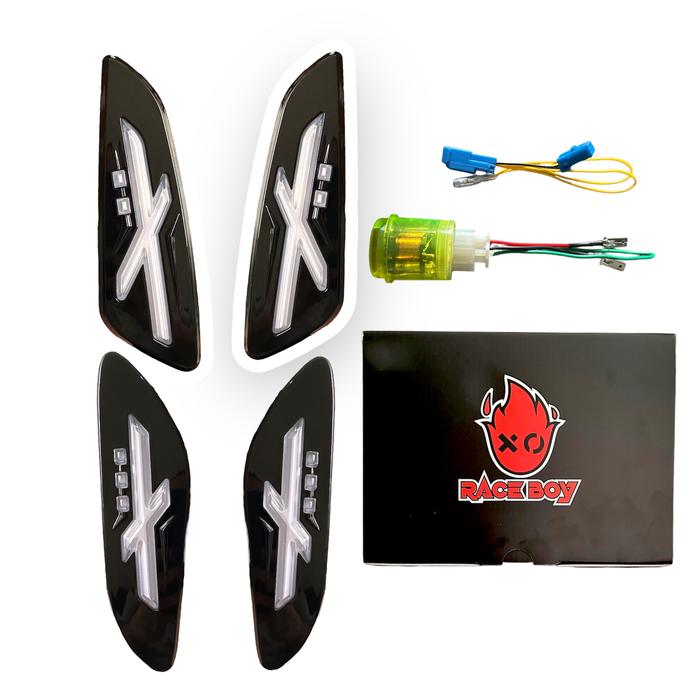 Gambar Sein Indicator Race Boy X Running Vespa Sprint Primavera - Black Glossy dari Legend Motor Shop Id undefined Tokopedia