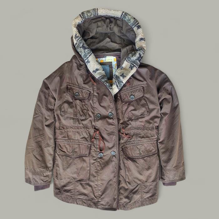 Gambar Winter Sherpa Field Parka Jacket - Jaket Tebal Pria Wanita Unisex - Second Thrift Preloved Branded dari Vintage Version undefined Tokopedia