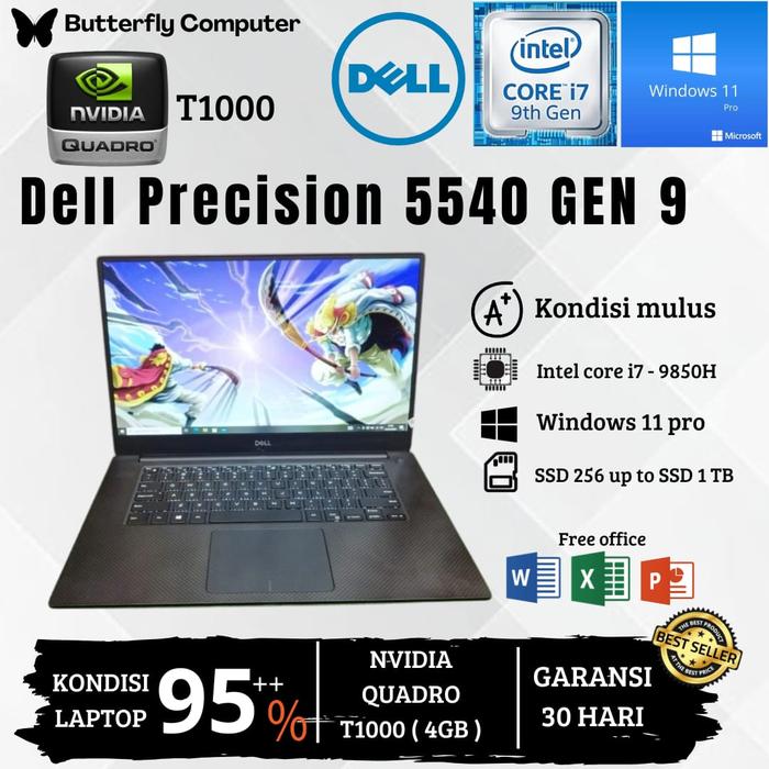 H*g様 Precision 5540 IGZO 4K T2000 32GB Promo Laptop Dell