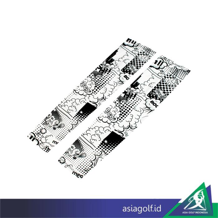 Gambar Handsleeve Golf Mega Tattoo UV - M523 | Golf | Sarung Lengan Golf - WHT/BLK dari Asia Golf Indonesia undefined Tokopedia
