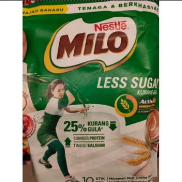Gambar Milo Less Sugar | Susu Milo Less Sugar IMPORT MALAYSIA HALAL dari FrankShopp undefined 4 Tokopedia