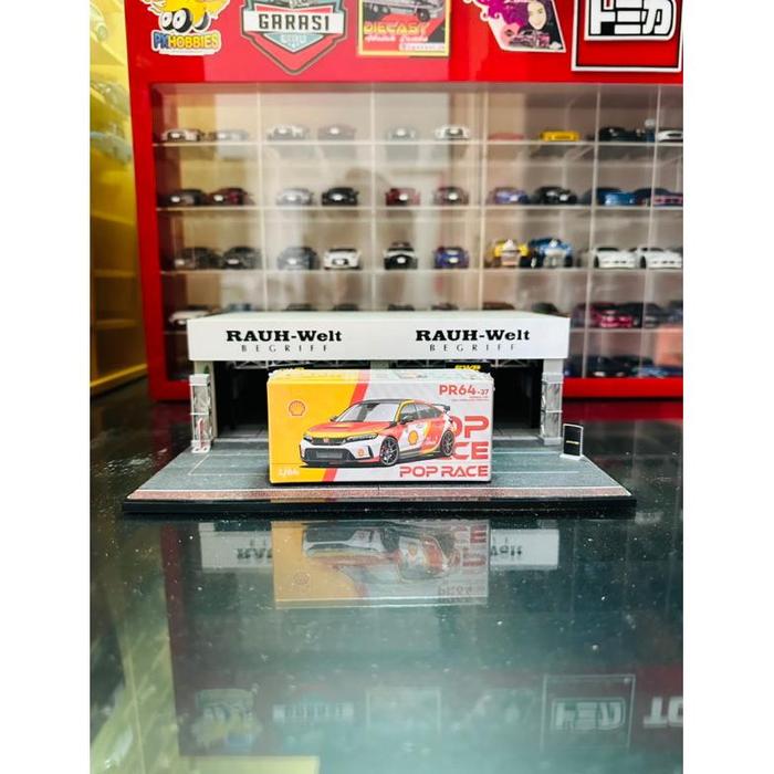 Gambar [GARANSI] POP RACE 1:64 HONDA CIVIC TYPE R FL5 SHELL EXCLUSIVE dari MINGRO SU undefined Tokopedia