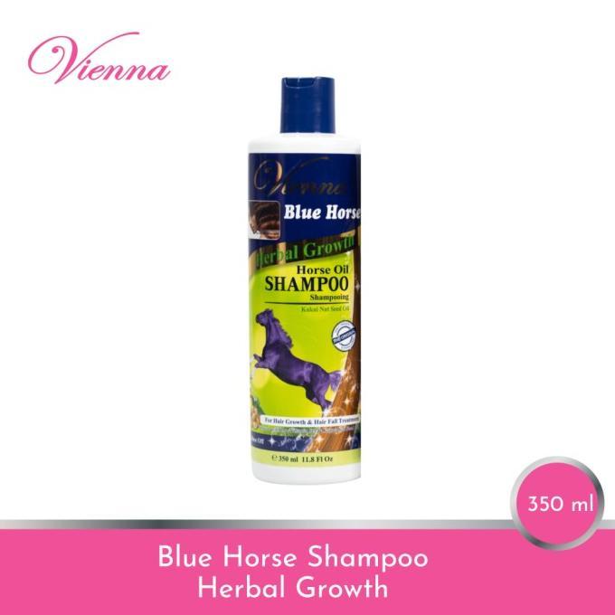 Gambar VIENNA Blue Horse Shampoo Herbal Growth | 2in1 + Conditioner - 350ml - VIENNA Shmp dari HAIRCARES undefined Tokopedia