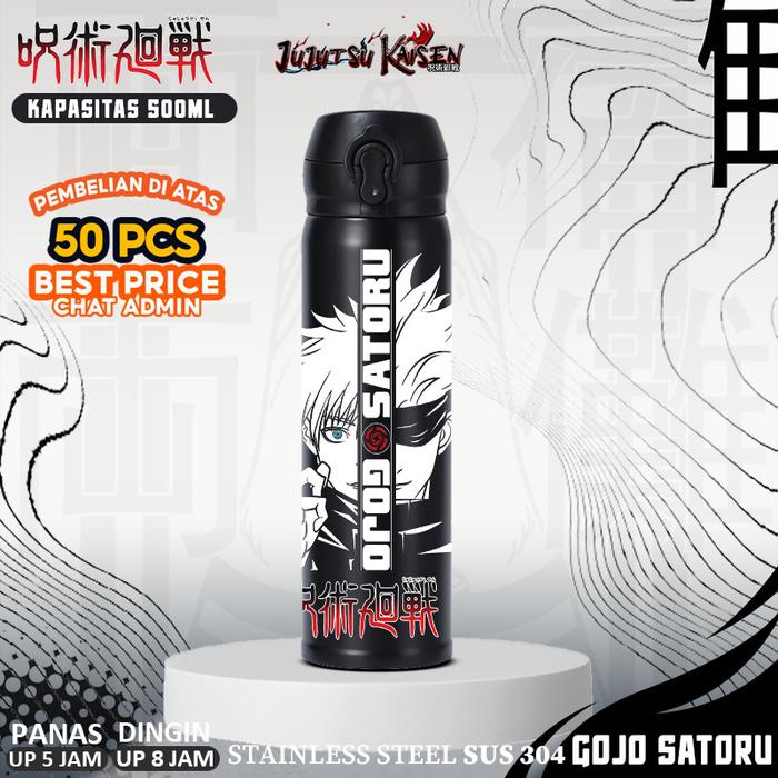 Gambar CUSTOM TUMBLER ANIME JUJUTSU KAISEN AIR MINUM - THERMOS UNIK KADO - BOTOL MINUM SOUVENIR ULANG TAHUN - NOT OFFICIAL - GOJO SATORU 1 dari WNG Official Store undefined Tokopedia