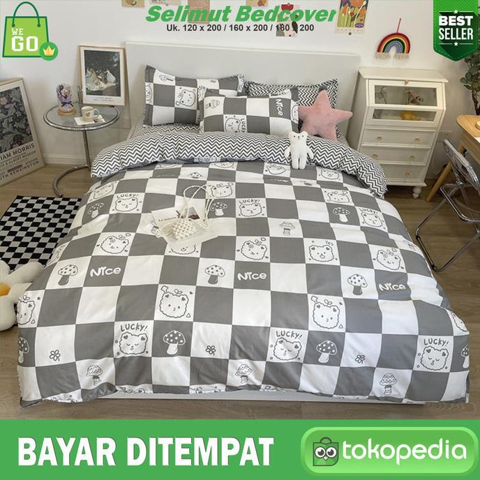 Gambar Selimut Bedcover Katun Ukuran 120 x 200 Bed Cover Single Bahan Lembut - KTB-1016 dari Everyday Essentials Store undefined Tokopedia