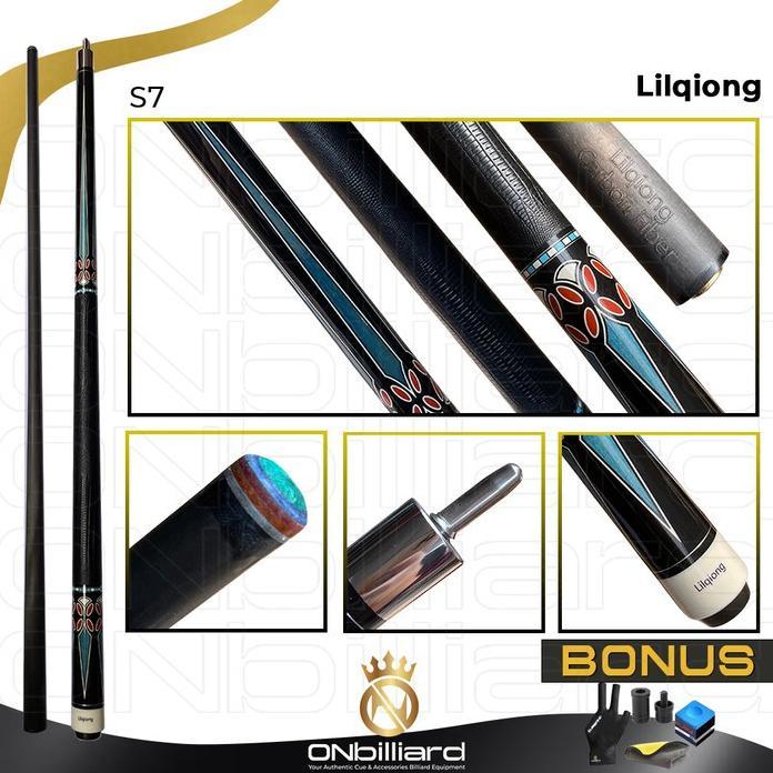 Gambar Lilqiong / LS S7 Series Cue Stick Billiard Carbon Play Low Deflection Leather Stik Biliar Billiar Biliard Bilyar Bilyard - S7 Black Grip dari Class Outlet undefined 3 Tokopedia