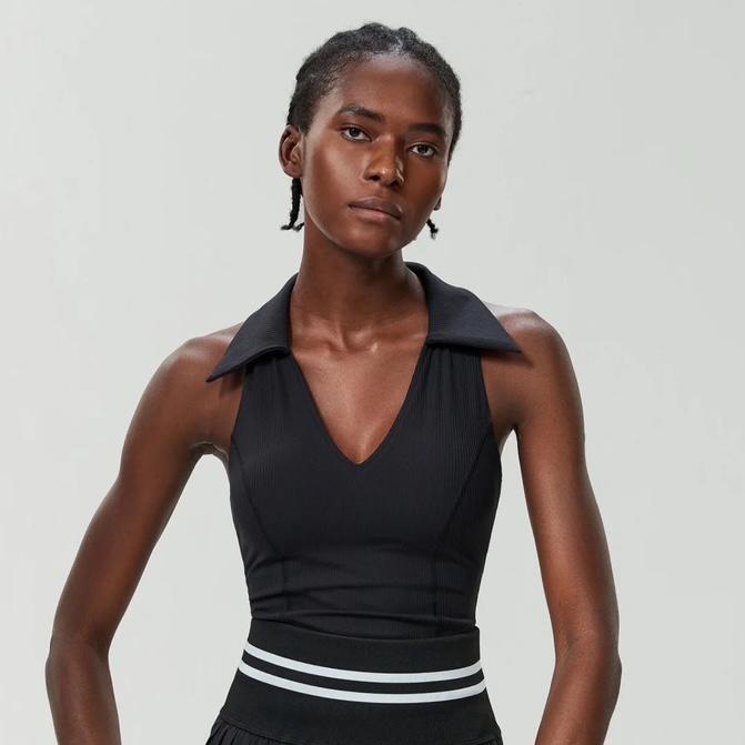 Gambar ELODIE POLO BRA/SPORTS BRA / sports bra high impact wanita untuk gym fitness pilates tenis badminton paddle - Black Polo Bra, S dari Your Daily Closet ID undefined Tokopedia