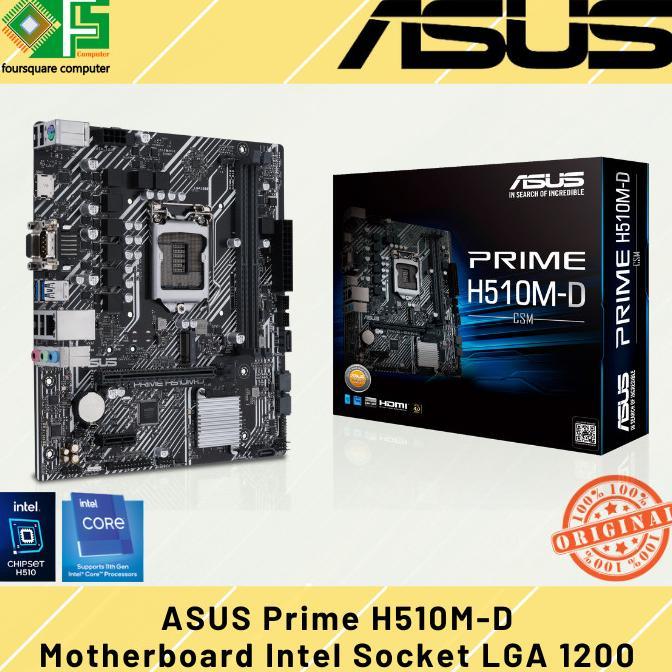 Asus Prime H510m-d Motherboard Intel Lga 1200