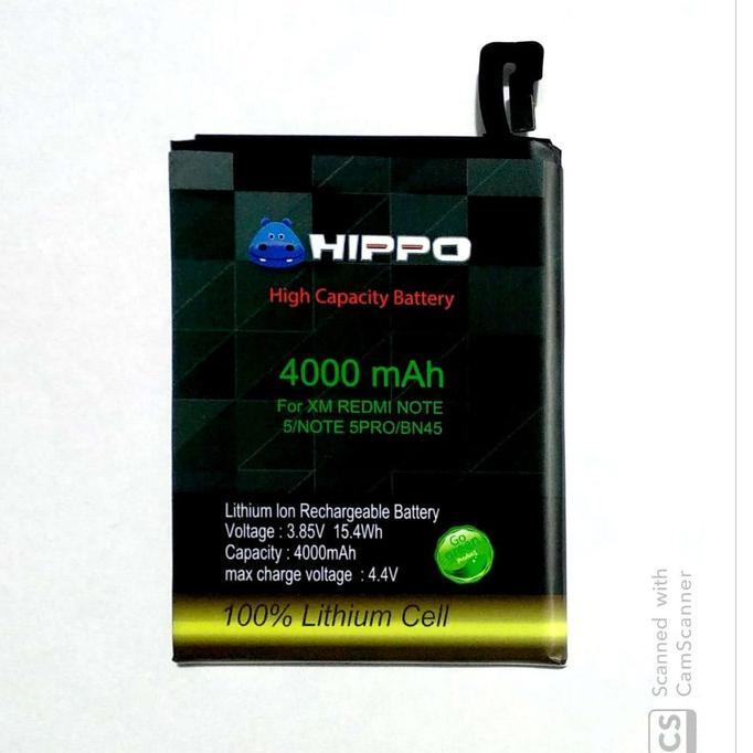 Jual Baterai Hippo Xiaomi Redmi Note Note Pro Bn45 4000 mAh