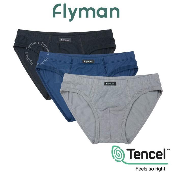 Gambar Flyman Celana Dalam Pria Brief Tencel 3 pcs FM 3075 - M dari Karsa Lokal undefined Tokopedia