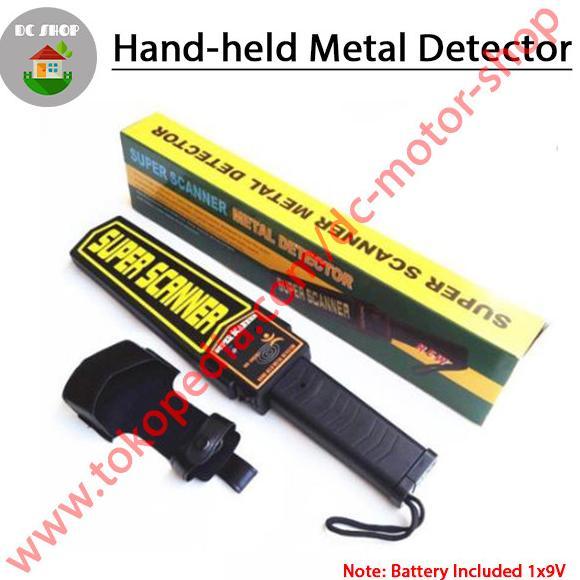 Gambar HANDHELD METAL DETECTOR METAL ALAT DETEKSI LOGAM GARRETT SUPER SCANNER - TanpaBattery dari Lanusi Shop undefined Tokopedia