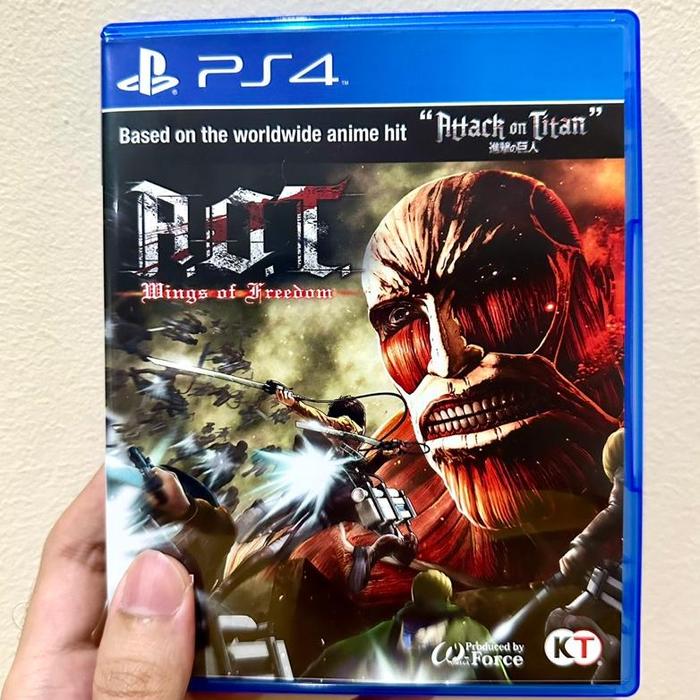 Jual ** Attack on Titan Ps4 Ps5 Wings of Freedom Game Original