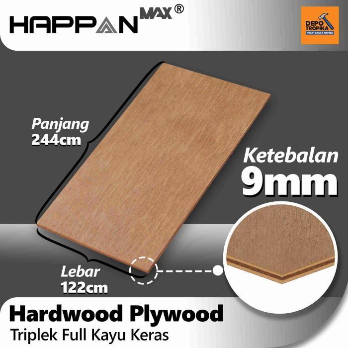 Gambar HAPPANMax – Hardwood Plywood | Alternatif Triplek Full Meranti, Kuat & Daya Tahan Tinggi - 9mm (122x244) dari GreenSoulShop undefined Tokopedia