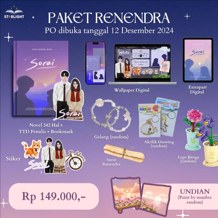 Gambar PRE ORDER - Buku Novel - Sorai - Nur Azizah Gani - Starlight - Bumifiksi - RENENDRA dari BumifiksiJogjakarta undefined Tokopedia