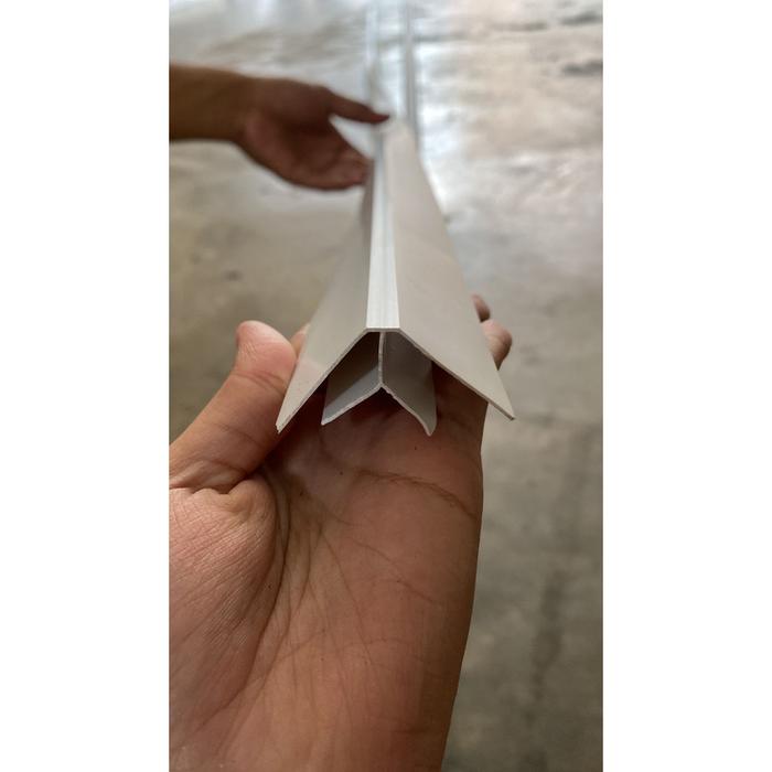 Jual De Plafon - LIS PVC / LIST PVC PINGGIR SIKU SAMBUNG 3 4 6 8 CM ...