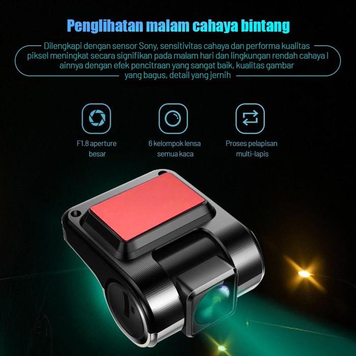 Jual [BARU] DASHCAM WIFI MOBIL NIGHT VISION DISCOVERY VIDEO