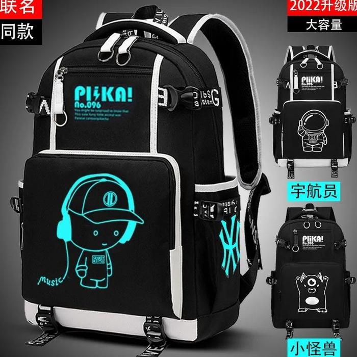 Jual Waterproof Luminous Kids Backpack Children School Bags For
