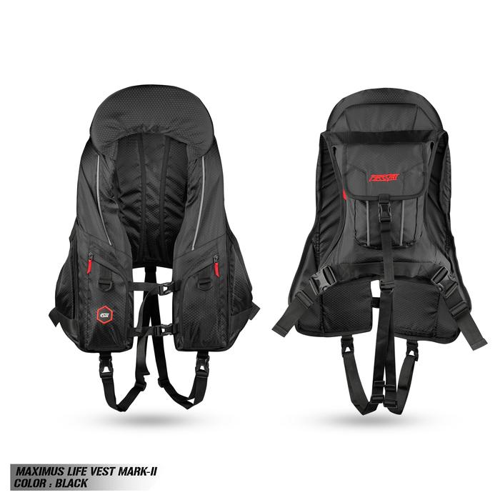 Gambar Life Jacket | Rompi Pelampung | Firecast Maximus vest - BLACK dari Firecast undefined Tokopedia