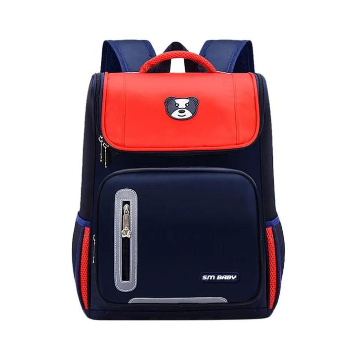 Gambar Kids Backpack Children School Bags for Boys Orthopedic School Backpack Waterproof Primary Schoolbag Book Bag - red-large dari GORANSEEL undefined Tokopedia