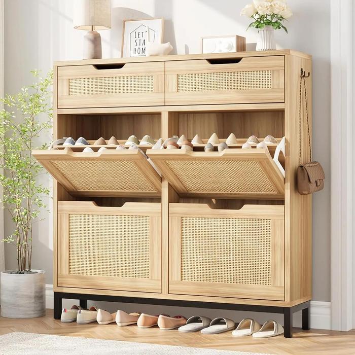 Jual Shoe Cabinet Storage For Entryway Hidden Shoes Storage