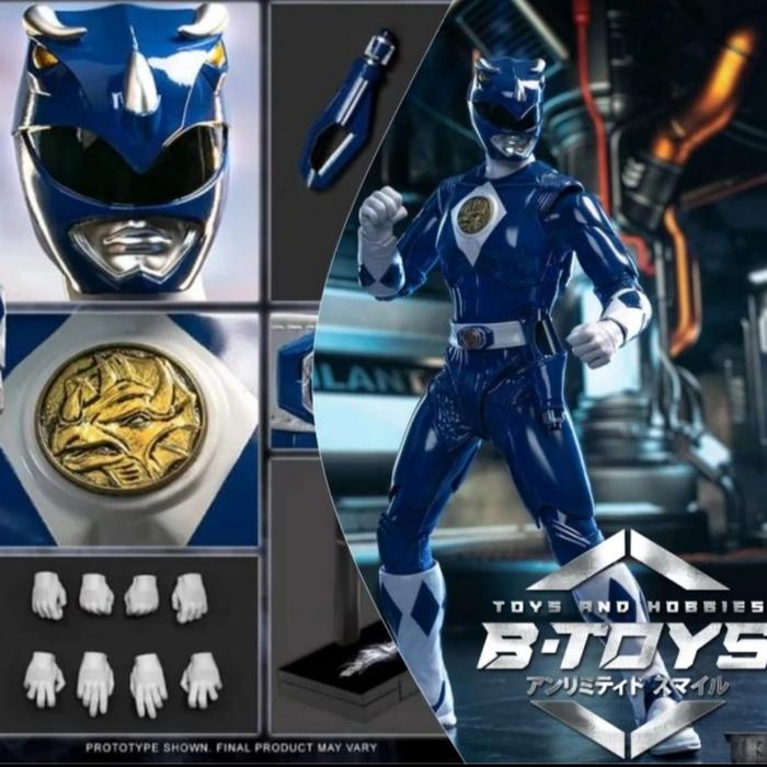 Gambar Toys Battalion TB014 1/6 Blue Torosaurus Blue ranger action figure dari B-Toys And Hobbies undefined 5 Tokopedia