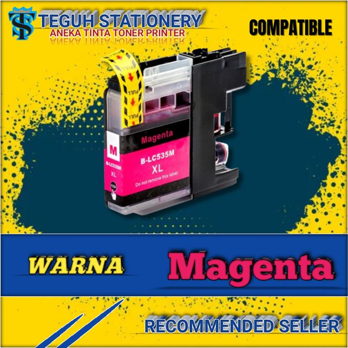 Gambar Compatible Tinta Cartridge Brother LC539 Printer Brother DCP - J100, J105,  MFC - J200 - Magenta dari TEGUH STATIONERY undefined Tokopedia