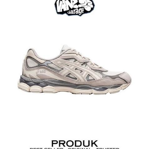 Gambar Sepatu Asics Gel Nyc Cream Oyster Grey 100% Original BNIB - 43.5 dari Brendaa Store undefined Tokopedia