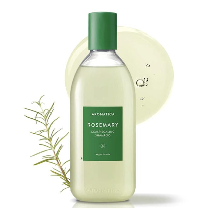 Gambar Aromatica Shampoo B5+ Biotin Rosemary Scalp Tea Tree Cypress Lemongras - Rosemary 400ml dari b4nch4 undefined Tokopedia
