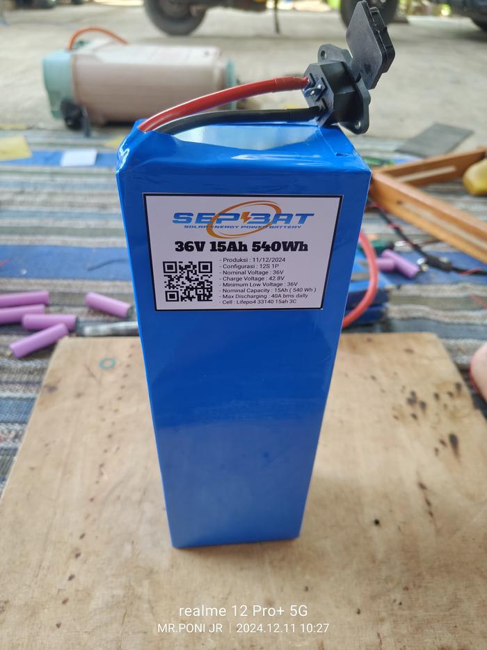 Premium Battery Pack lithium Lifepo4 36V 15Ah 30Ah 45Ah 105Ah 200Ah high Performance - 15Ah