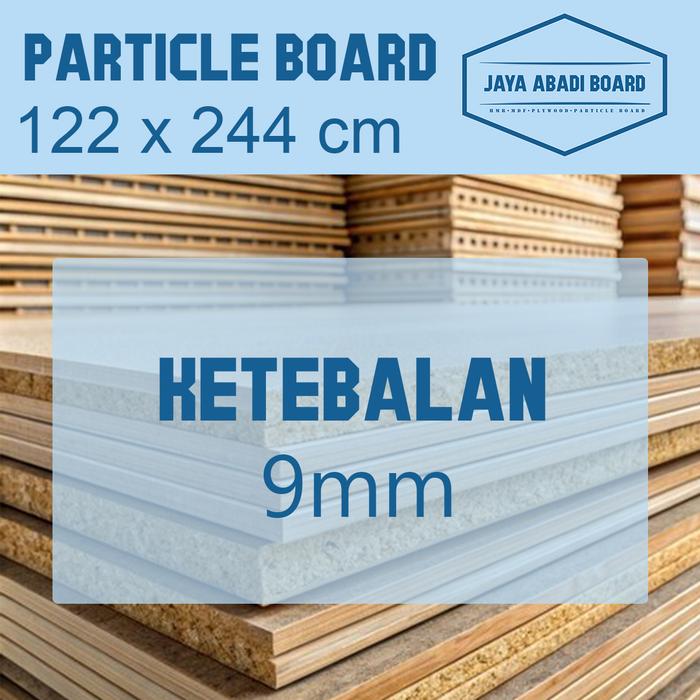 Gambar 9mm Papan Kayu Partikel Particle Board 1220x1440mm - Ketebalan 9mm dari Jaya Abadi Board undefined Tokopedia
