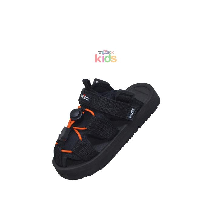 Gambar Sepatu Sandal Anak/Sendal Gunung Balita Laki-laki/Perempuan - Elbrus Kids - Black, 19 dari Three box Footwear undefined Tokopedia