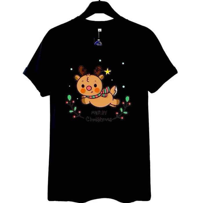 Gambar Kaos Natal Merry Christmas Rusa S-XXXXL Big Size Jumbo & Size Anak 2-10tahun Baju Couple Family Keluarga Distro Tshirt Fashion Katun Pria Wanita Women Men Cowok Cewek katun Cotton Combed 30s Hiasan Pohon Natal Boneka Salju rohani kristen Katolik Baju sale - Hitam, XXXL dari PorterSign undefined Tokopedia