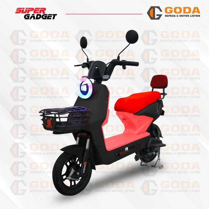 Gambar GODA 120 CYBER 122 HALO Sepeda Listrik 48V 12Ah Garansi Resmi - 120 Black, Kurir Toko ( Jabodetabek ), Sepeda Only dari SUPERGADGET undefined Tokopedia