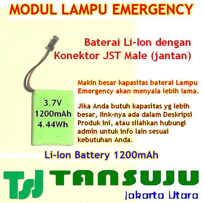 Jual Modul Lampu Darurat Emergency Lengkap Super Terang Otomatis Charge ...