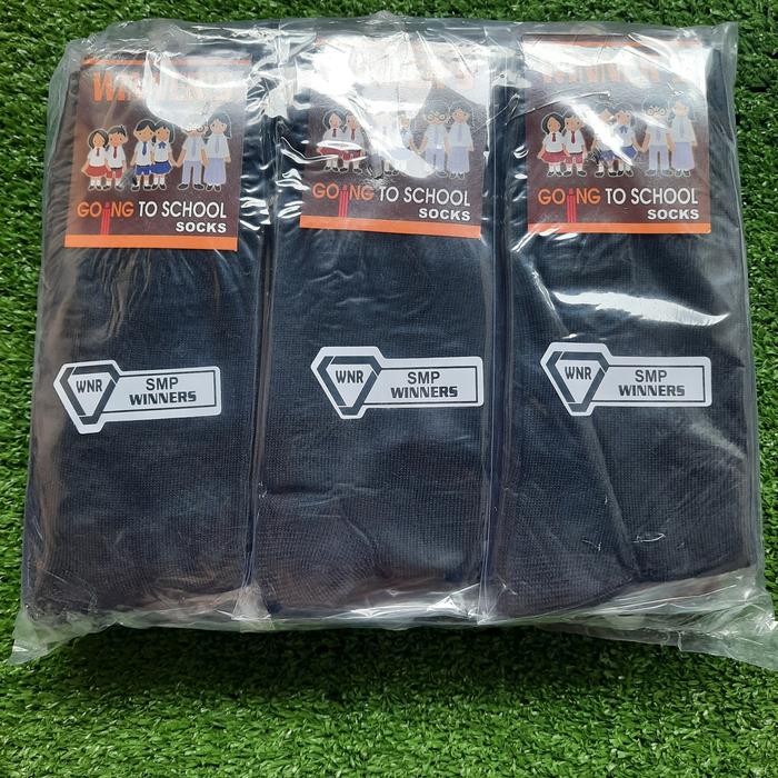 Gambar Kaos kaki sekolah SD SMP SMA hitam putih Tebal grosir murah - Hitam, SMA dari hartoop footwear &amp; sport socks undefined Tokopedia