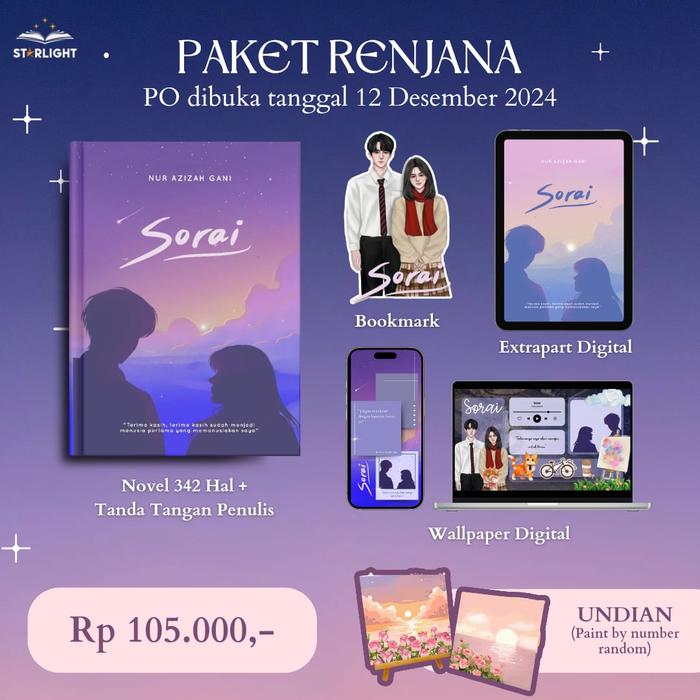 Gambar PRE ORDER - Buku Novel - Sorai - Nur Azizah Gani - Starlight - Bumifiksi - RENAJAN dari BumifiksiJogjakarta undefined Tokopedia