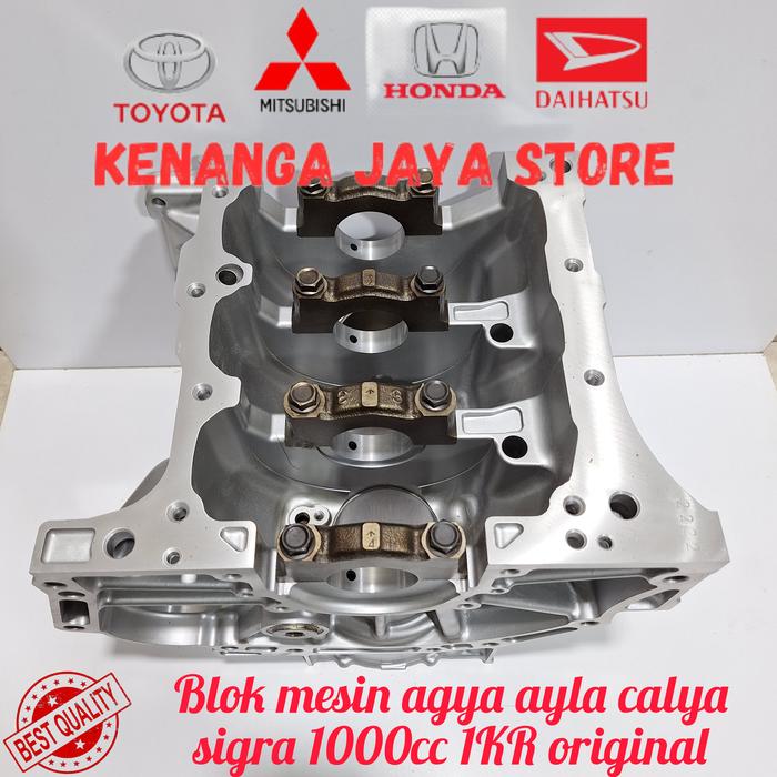 Gambar blok mesin agya ayla sigra calya 1000cc 1.0cc 1KR original dari KENANGA JAYA STORE undefined Tokopedia