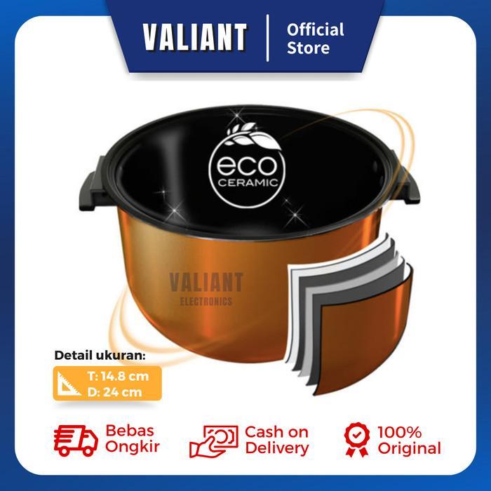 Gambar Panci Magic Com Yongma WING / Inner Pot Eco Ceramic 2 Liter WING - Packing STANDAR dari Dazzle Glow Shop undefined Tokopedia