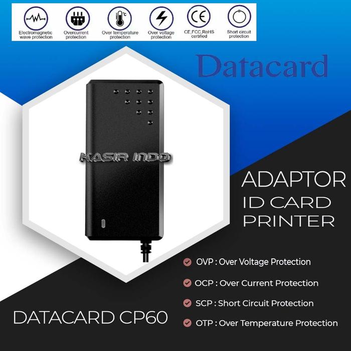 Gambar Adaptor Datacard CP60 ID Card Printer | Power Supply Printer Kartu Datacard CP60 - GRADE A dari KASIR INDO undefined Tokopedia