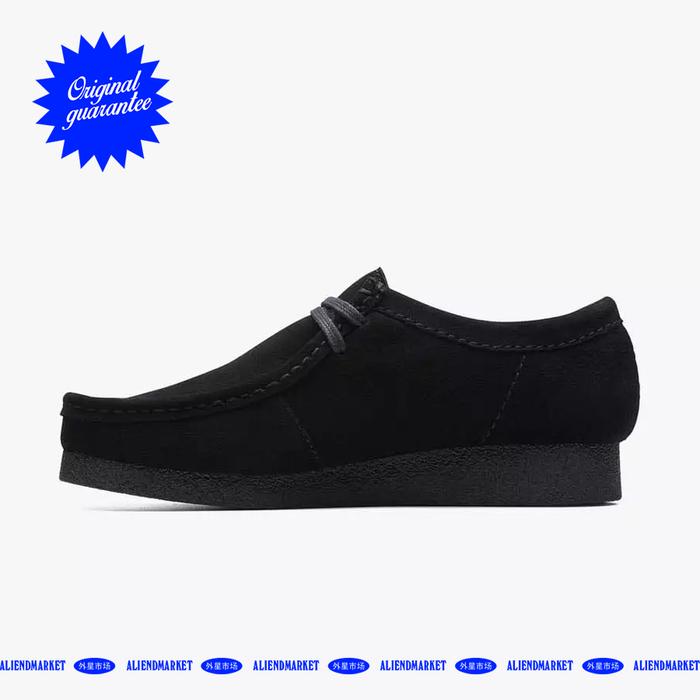 Clarks Wallabee Low in Suede Black Evo Original di Aliend Treasure  Tokopedia