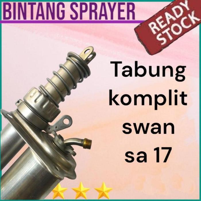 Gambar Tabung pompa tangki semprot kaleng 14 liter dan 17liter/pompa tabung komplit tinggal pasang langsung ke tangki - Tabung sa-17 dari AGRO TANI_ undefined Tokopedia