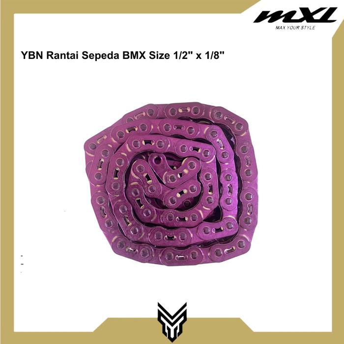 Gambar RANTAI SEPEDA BIKE CHAIN YABAN SINGLE SPEED FULL LINK FIXIE BMX - Ungu dari MXL Sports Indonesia Kota Administrasi Jakarta Selatan Tokopedia