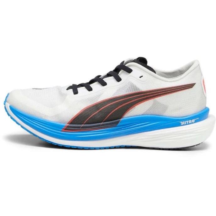 Puma Deviate Nitro Elite Mens Running Shoes White Blue Original Product  11 di Turioh Shop Tokopedia
