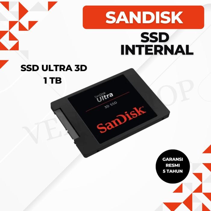 SanDisk サンディスク 内蔵SSD 2.5インチ / SSD Ultra 3D 1TB SATA3.0