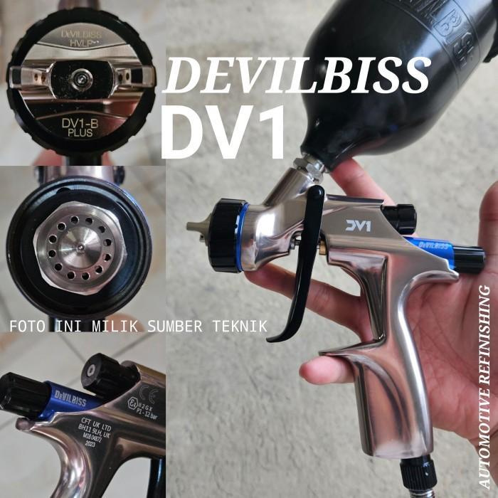 Gambar Spray Gun Hvlp Devilbiss Dv1 - Silver dari Mega Tools Official undefined Tokopedia