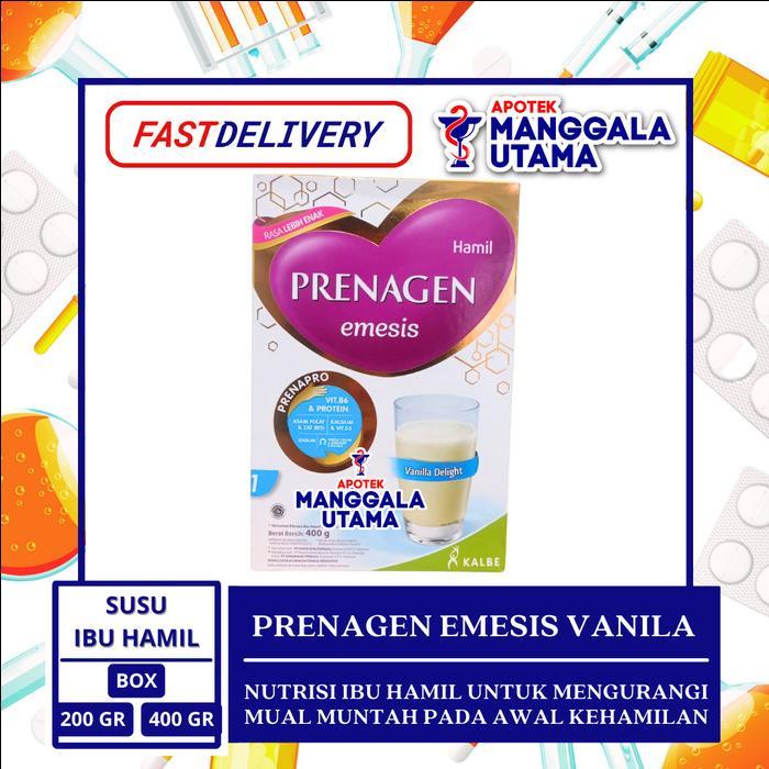 Gambar PRENAGEN EMESIS VANILA PER BOX ISI 200 GR/ 400 GR - 200 GR dari APOTEK MANGGALA UTAMA undefined Tokopedia