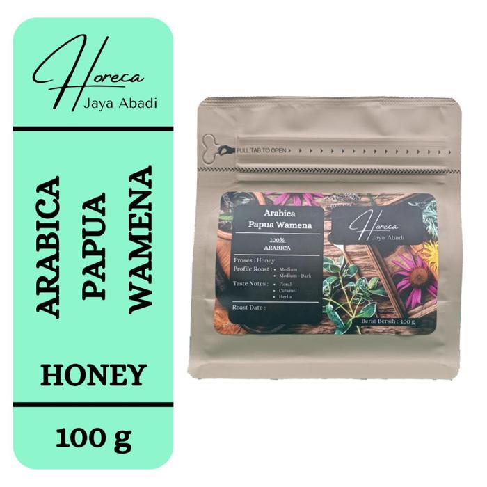 Gambar Horeka Jaya Abadi Kopi Arabika Papua Wamena Honey - 100 gr & 250 gr - 100 gr, Gilingan Kasar dari COFFEE offc undefined Tokopedia