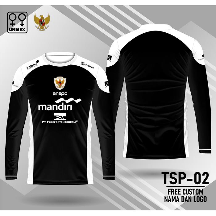 Gambar Jersey training timnas Indonesia latihan jersey sepak bola kaos bola TSP-02 lengan panjang - Hitam, XS dari jmxfactory undefined Tokopedia