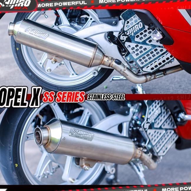 Gambar Knalpot Shijiro For Stylo 160 Standar Racing New Opel X Ss Terlaris,Termurah,Bergaransi - 45 mm dari WAGIRAH STORE 92 undefined Tokopedia