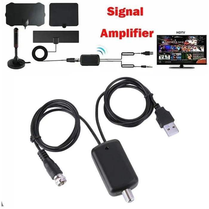 Jual Antena Booster Penguat Sinyal TV Digital Analog 4K UHD